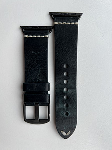 Nahast rihmad Apple Watchile 44/45 mm. Valmistatud eritellimusel (5 foto / 7)