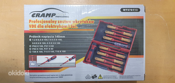 Isoleeritud kruvikeeraja komplekt Cramp.