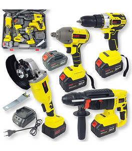 4IN1 universaalne juhtmeta tööriistakomplekt BOXER BX-187. (1 foto / 10)