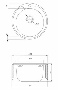 ROOSTEVABA VALAMU Ø480X170MM TWIST-DECOR (4 foto / 7)