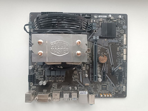 Gigabyte H510M S2H + Intel i5-11400f + кулер CoolerMaster (2 фото из 4)