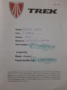 Müüa jalgratas Trek 3500, suurus 19,5", 21 käiku Shimano (5 foto / 5)