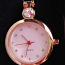 Позолоченные женские часы и серьги(набор) (фото #2)