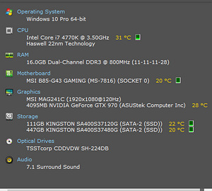 Mänguriarvuti i7-4770K GTX 970 16GB RAM (9 foto / 9)