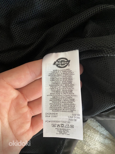 Dickies oakport coach jacket for summer, i have M and L size (foto #3)
