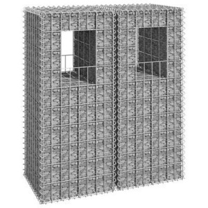 Metallist gabioonkorvid 40 x 40 x 100 cm, 2 tk (1 foto / 5)