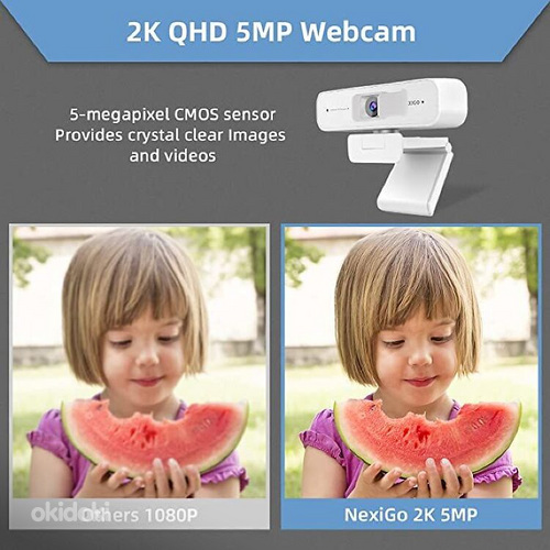 Веб-камера Nexigo N940P 2K, 1080p, 60FPS, НОВИНКА! (фото #3)