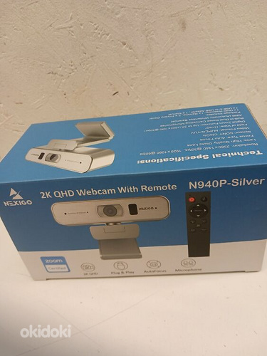Веб-камера Nexigo N940P 2K, 1080p, 60FPS, НОВИНКА! (фото #6)