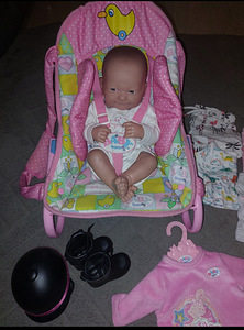 Baby Born tool, riided ja nukk (1 foto / 3)