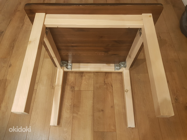 Столик деревянный.(70×70×60) (фото #2)