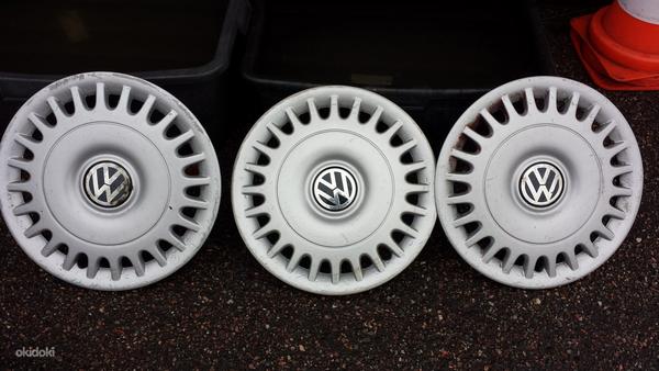 VW R-15 оригинальные колпаки. (фото #1)