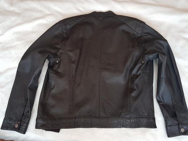 Stronberg новая стильная кожаная куртка, L (фото #3)