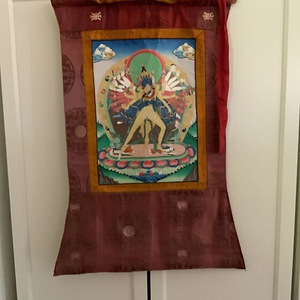 Seinakaunistus, Chakrasamvara-Vajravarahi thanka (2 foto / 3)