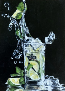 Картина маслом "Mojito"