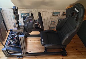 Simrig roolikomplekt (fanatec, heusinkveld, sim-lab, sparco) (1 foto / 8)