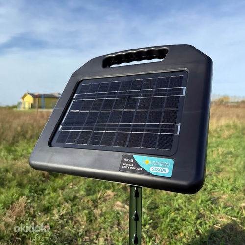 Электропастух Fencee Solar DUO RF SDX08 с солнечной панелью,