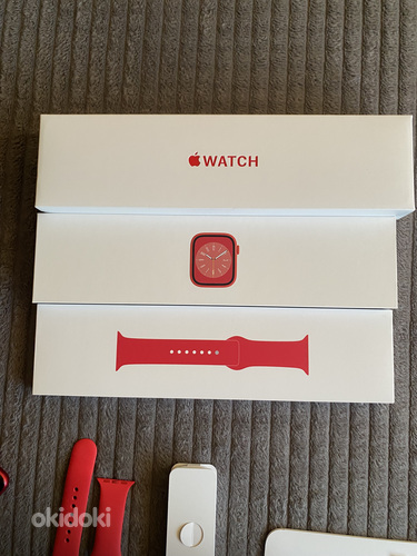 Apple Watch Series 8 41 мм красный (фото #4)