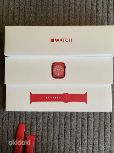 Apple Watch Series 8 41 мм красный (фото #5)
