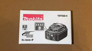 Аккумулятор Makita BL1860B, 18V Li-lon — 6,0 Ah (2 фото из 2)