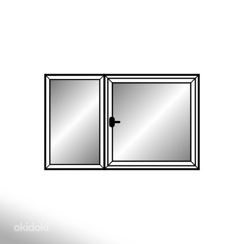 Окно ПВХ 1500x1370
