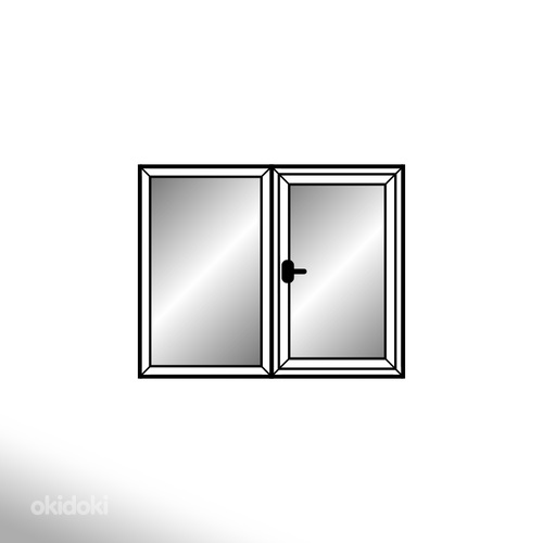 Окно ПВХ 1200x1100