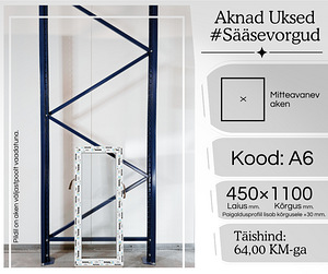 PLASTIKAKNAD 450×1100 (№ A6) KINNINE AKEN (1 foto / 9)