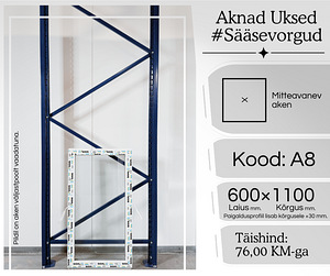 PLASTIKAKNAD 600×1100 (№ A8) KINNINE AKEN (1 foto / 9)