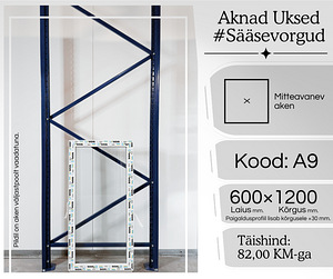 PLASTIKAKNAD 600×1200 — 82.00 € (№ A9) KINNINE AKEN (1 foto / 9)