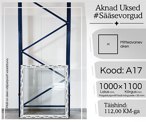 PLASTIKAKNAD 1000×1100 (№ A17) KINNINE AKEN (1 foto / 9)