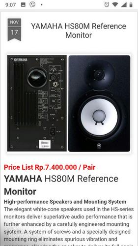 Yamaha HS80M (foto #1)