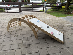 Montessori laste puidust spordikompleks (1 foto / 1)