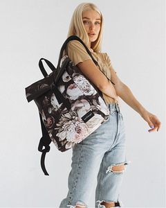 Seljakott Milinal "Roll mini", print floral (4 foto / 7)