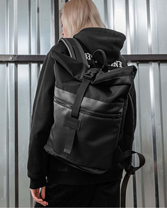 Seljakott Milinal "Rolltop", must (5 foto / 6)