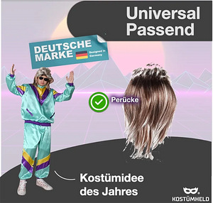 Karnevali Parukas/ UUS/ Retro Stiilis/ Mullet Assi (3 foto / 4)