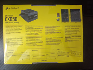 Corsair CX650 toiteplokk (uus ja garantiiga) (2 foto / 2)