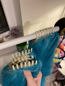 Hatsune Miku anime parukas sabatitega cosplay anime (2 foto / 3)