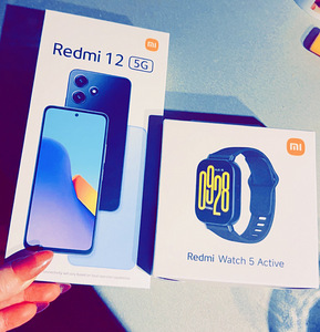 Uus telefon redmi 12 5g+ uued kellad