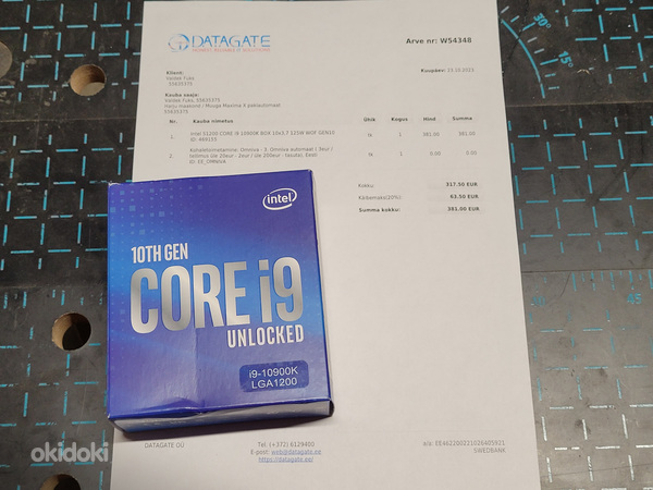 Intel i9 10900K (фото #1)