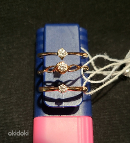 Новые золотые кольца с бриллиантами (фото #1)