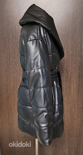 Новая куртка из искусственной кожи, размер XS-M. (фото #3)