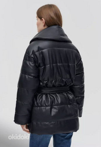 Новая куртка из искусственной кожи, размер XS-M. (фото #7)