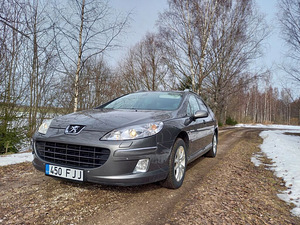 PEUGEOT 407 2010 DIISEL, AUTOMAAT, PANORAAM (1 foto / 10)