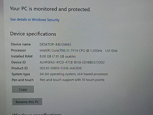 ПЛАНШЕТ THINKPAD X1 i5-7Y54 8GB 256GB SSD (4 фото из 5)