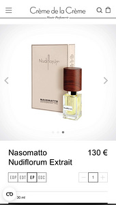 Nasomatto Nudiflorum Extrait 30 ml (1 foto / 3)