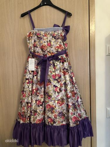Новое двухслойное праздничное платье 146-152 см (фото #3)