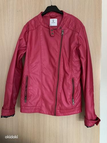 Как новая кожаная куртка Okaidi, размер 158/164/XS (фото #1)