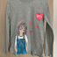 Новая блузка с сердечками Zara, размер 152-158 см (фото #1)