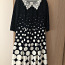Uus tumesinine mummuline kleit s.42-44 (foto #1)
