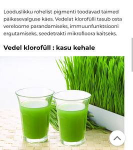 Klorofüll/ Хлорофилл/ Hlorofill (4 фото из 5)