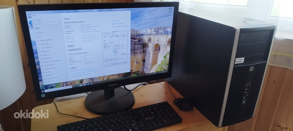 Arvuti 4-tuumaline 3.2ghz 8gb ram 120gb ssd + ekraan 24